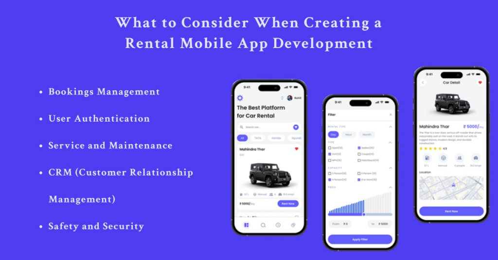 What to Consider When Creating a Rental Mobile App Development