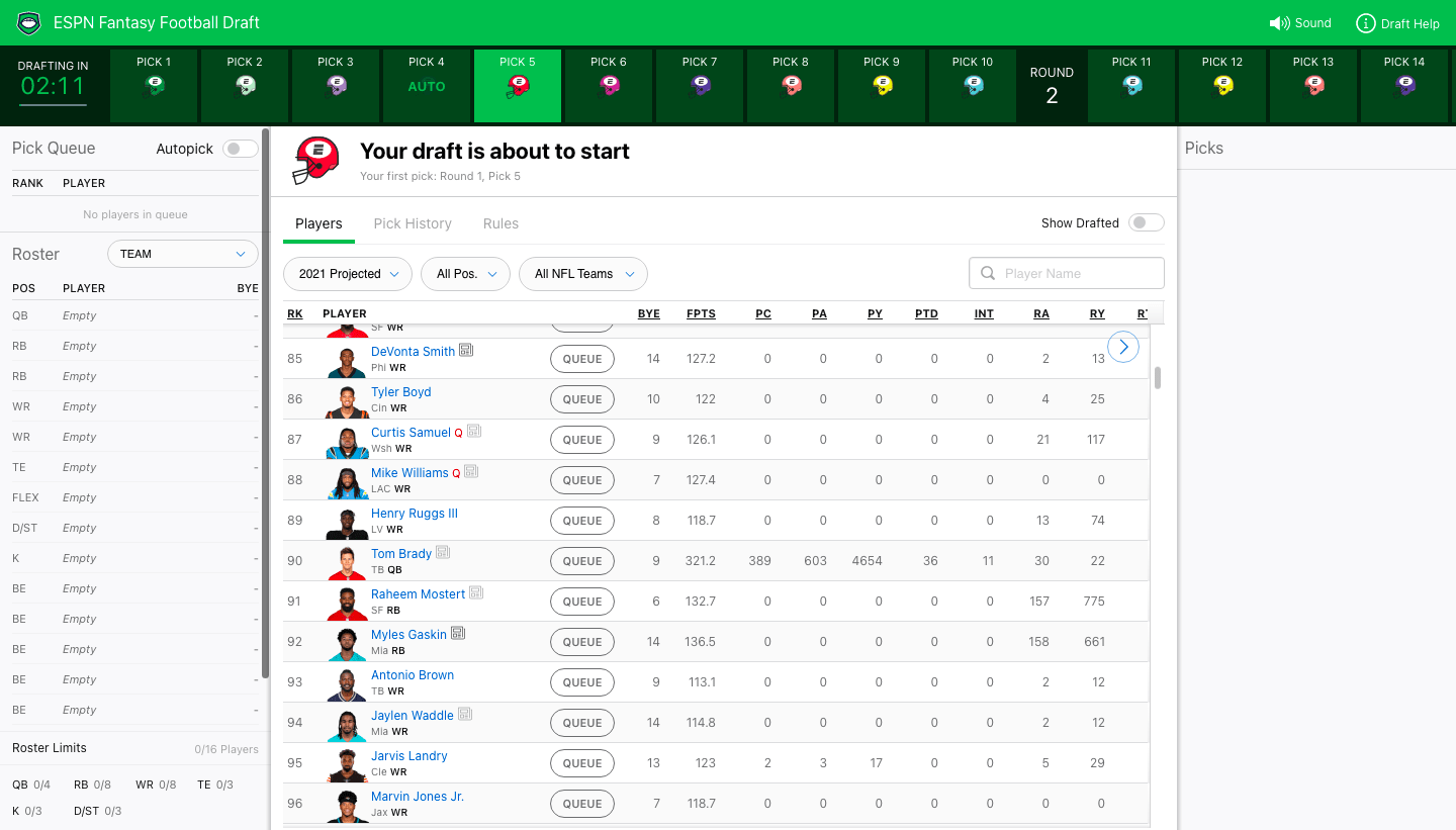 fantasy sports on ESPN