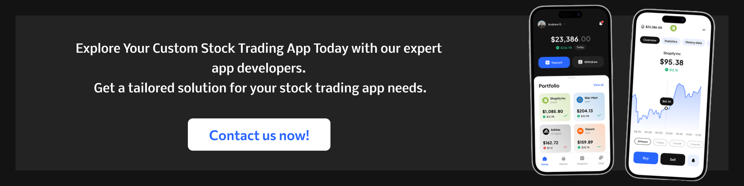 stock trading app development