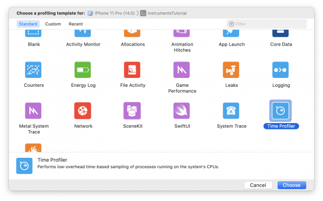 xcode dashboard